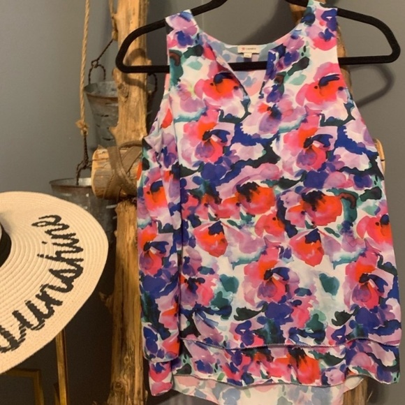 Daniel Cremieux Tops - Cremieux | Watercolor Colorful Tank